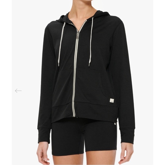 Vuori women’s Halo performance hoodie full zip XXS black - Picture 1 of 6